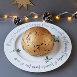 Christmas Pudding or cake  Plate