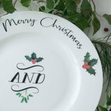 Christmas Pudding or cake  Plate