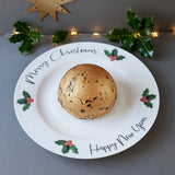 Christmas Pudding or cake  Plate